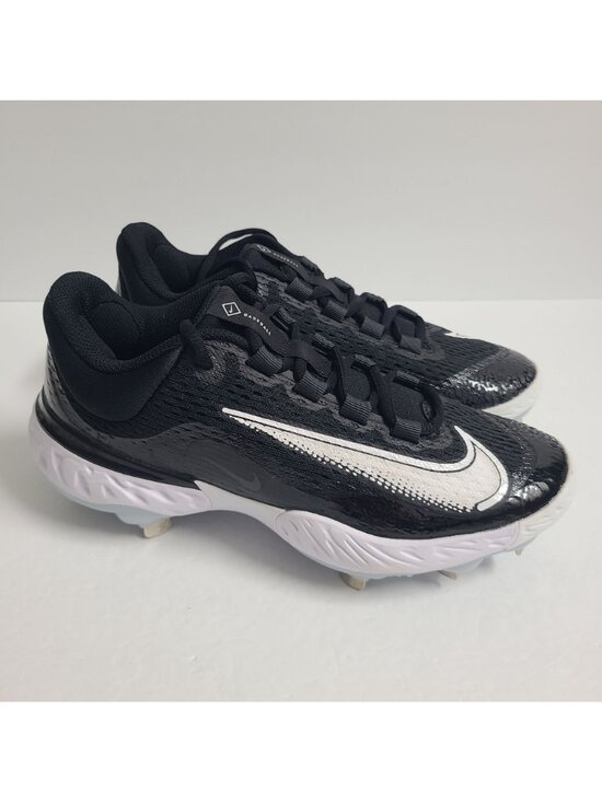 NEW Nike Alpha Huarache Elite Low Baseball Cleats DJ6521-001 Size 7 Black #1